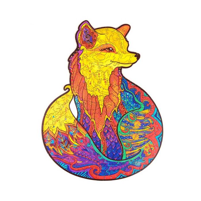 Дървен пъзел във формата на животни, Различни видове, Размер А3