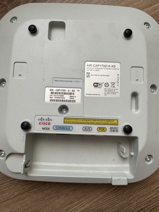 Cisco WiFi точке доступы и контроллер