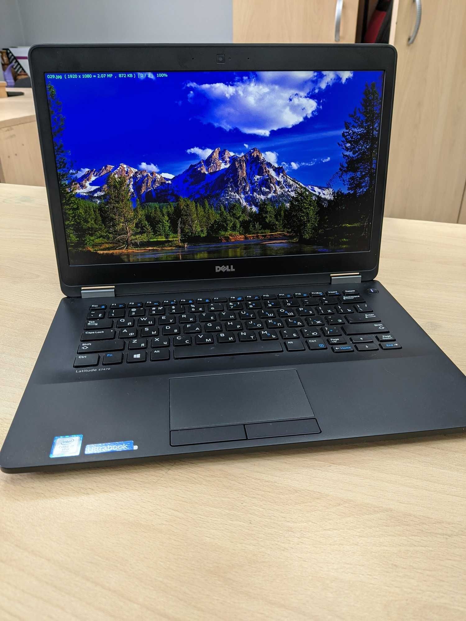 Ноутбук Dell для работы, Core i7, RAM 16, SSD 512