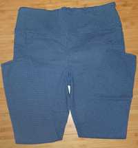 Pantaloni dama cu talie inalta bleumarin carouri AVON masura 52/54 noi