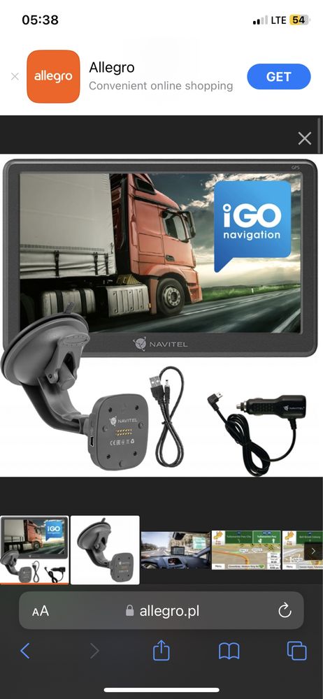 Gps navigator barcha turdagi yuk avtomobillari uchun