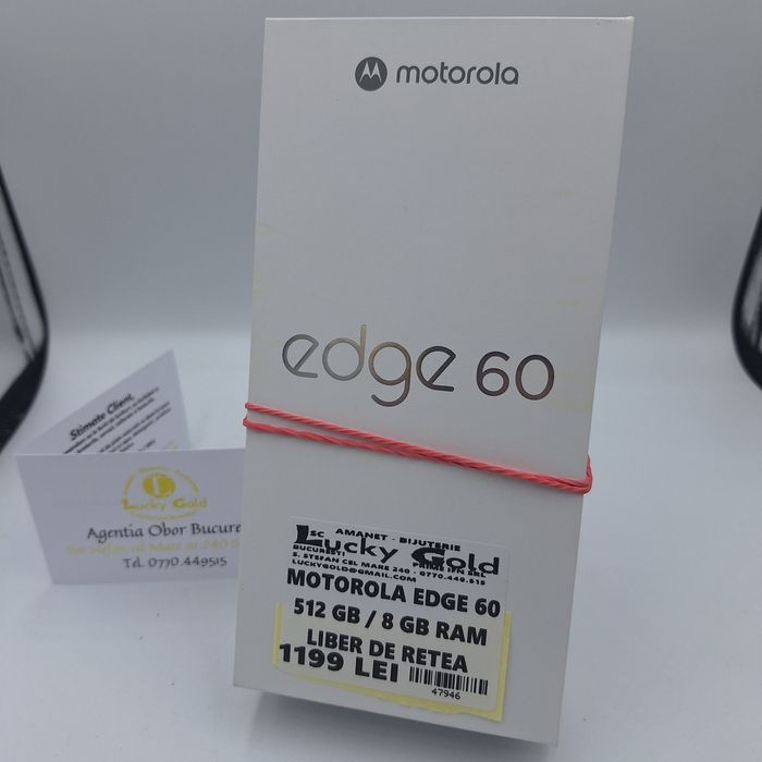 Motorola edge 60 512 GB 8 GB RAM fullbox  factura garanție #47946
