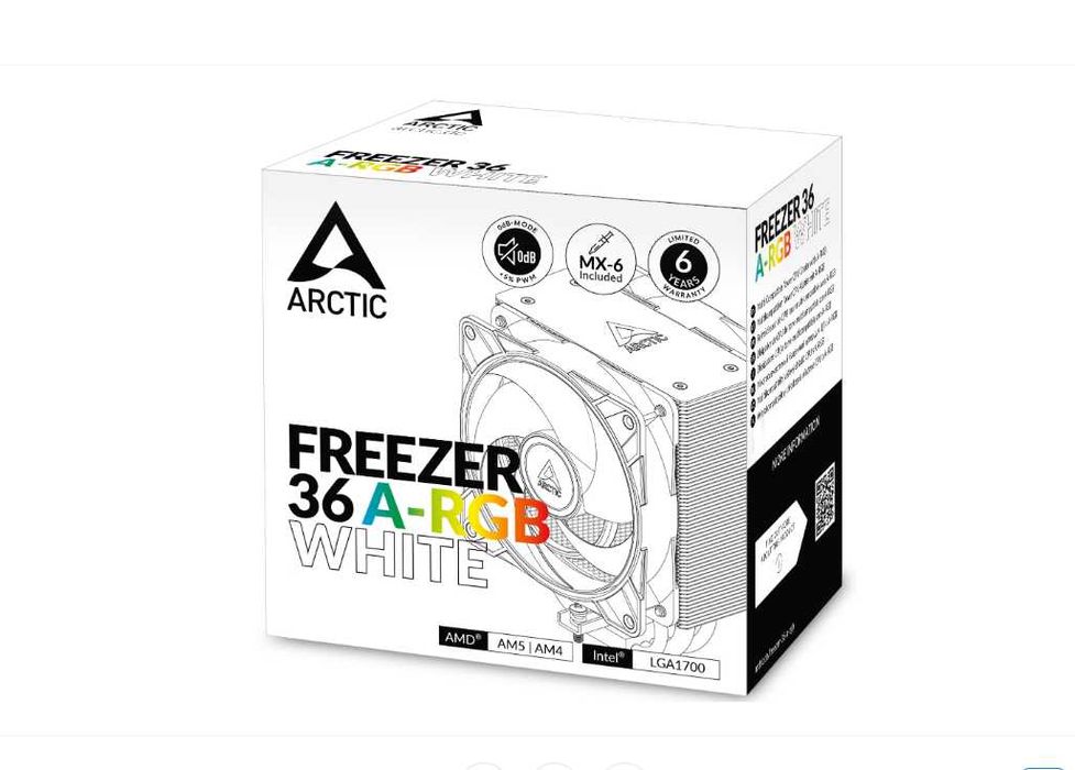 Cooler ARCTIC Freezer 36 A-RGB White box 120mm Intel/AMD garantie 2031