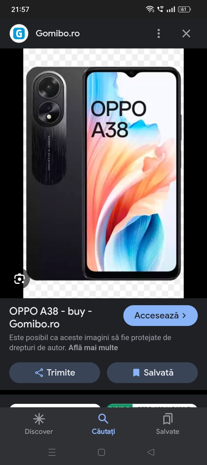 Vând oppo A 38 aproape nou