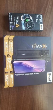 Telefon iHunt Titan X 5G și  smart watch iHunt Titan 6