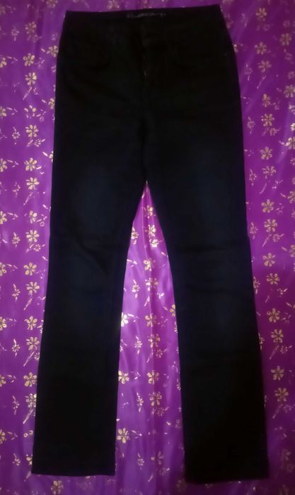 продажа черные джинсы клеш