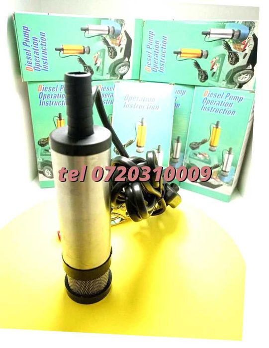 Pompa Lichide De 12v motorina Ulei apa vin Submersibila Fi 37 Cm