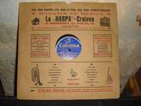 Discuri straine muzica patefon Ebonita pe viteza de 78rpm gramofon