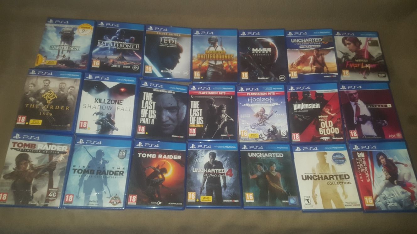 55 JOCURI PS4 la bucata si MANETE PS4 GTA5 COD MW3 FIFA 2024