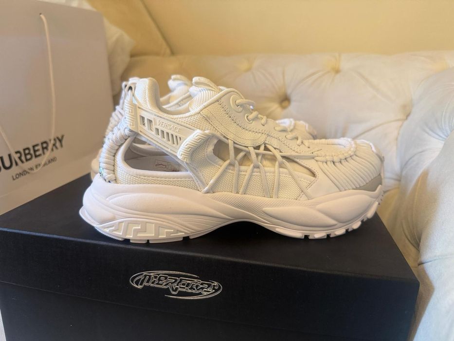 Adidasi Sneakers Versace Mercury Albi