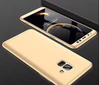 Husa Samsung Galaxy A8 2018, Elegance Luxury FullBody 360 grade Gold
