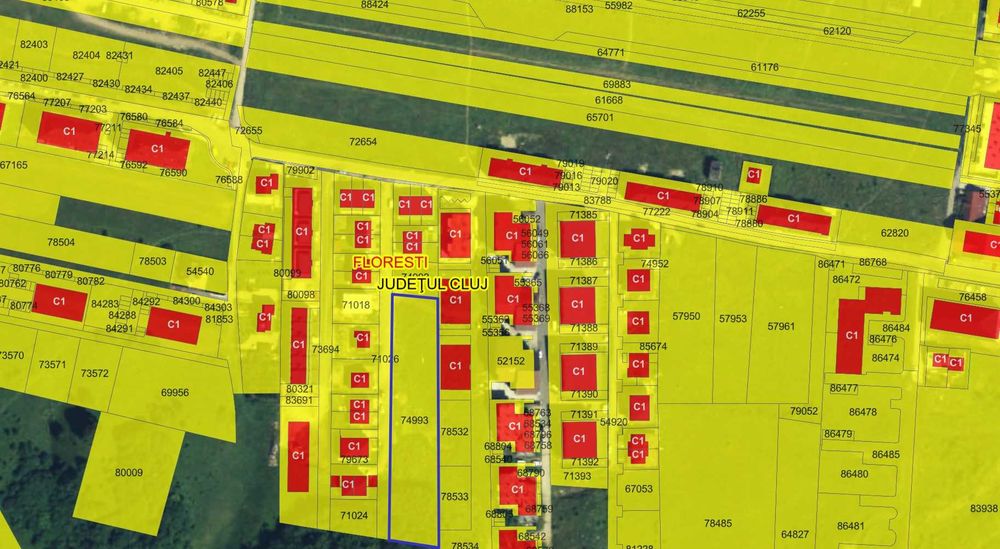 D(S)+P+3E Teren intravilan de vanzare, D(S)+P+3E, Teilor, Floresti