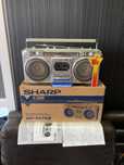 SHARP GF-7474Z VINTAGE RETRO BOOMBOX Ghetto Blaster радио касетофо