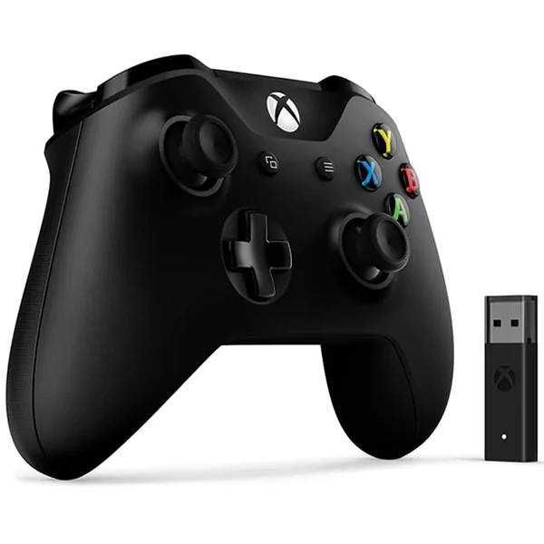 Controller Wireless MICROSOFT Xbox One + adaptor wireless Pc Win10 nou