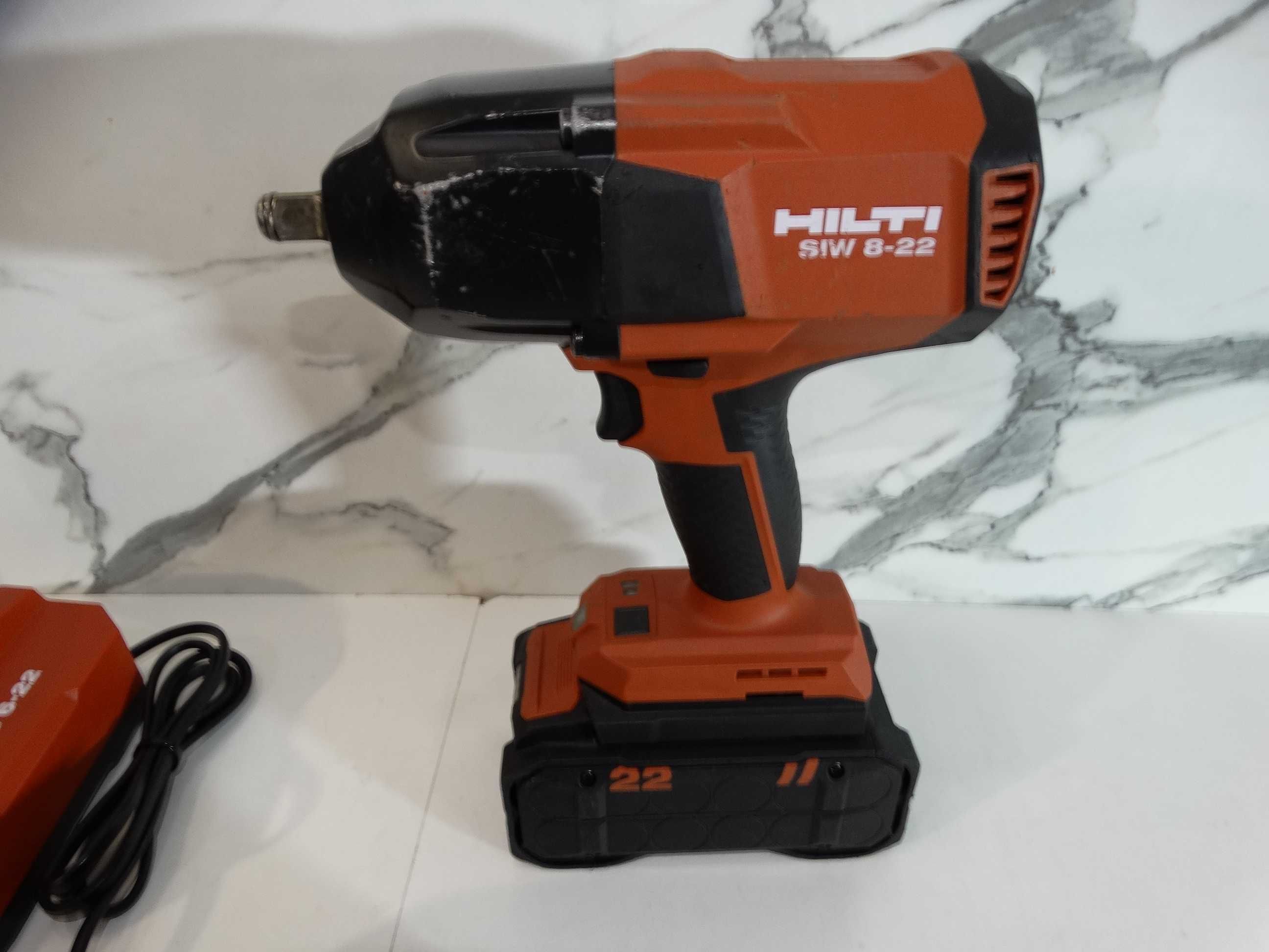2024  Hilti SIW 8 - 22 / Nuron / 2 x 8.0 Ah - Мощен гайковерт 1000 Nm
