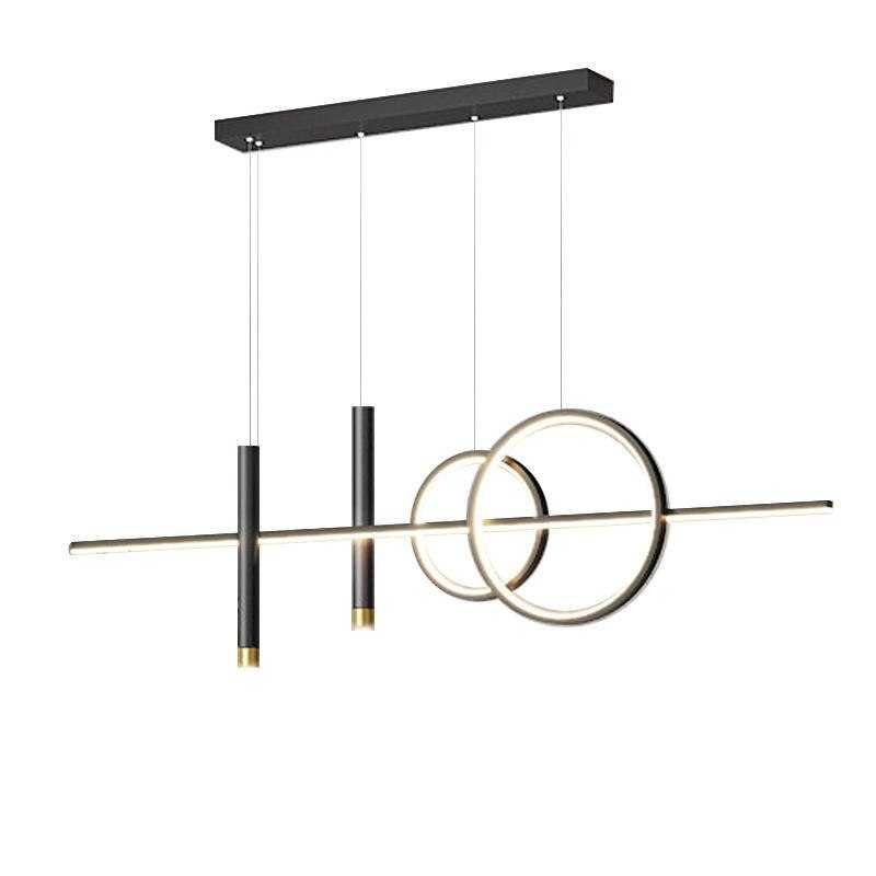 Lustra Led Suspendata Design modern Negru 40w 220v