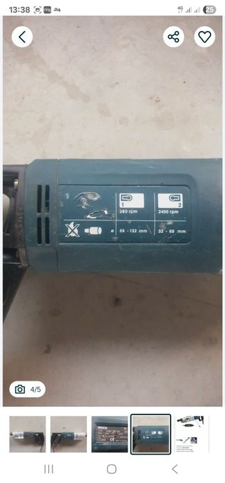 Masina de carotat Bosch GDB 1600 Professional