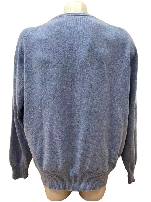 DANIEL CREMIEUX размер XL мъжки кашмирен пуловер 100% КАШМИР син