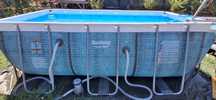 Piscina dreptunghiulara  Bestway Power Steel 4.12m×2.01m×1.22m