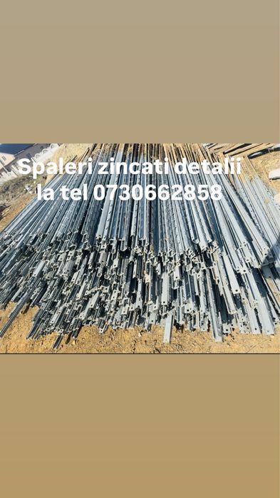 Spaleri zincati pentru gard si vie stalpi metalici galvanizati