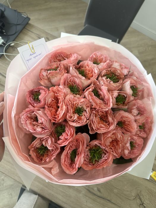 Цветы розы 25 штук