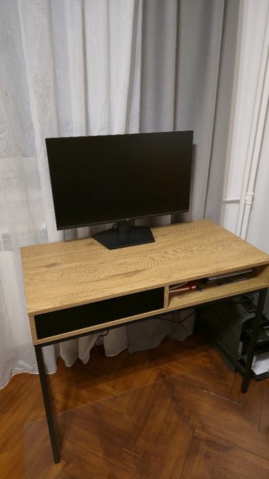 Birou TRAPPEDAL 48x95 stejar cald/negru