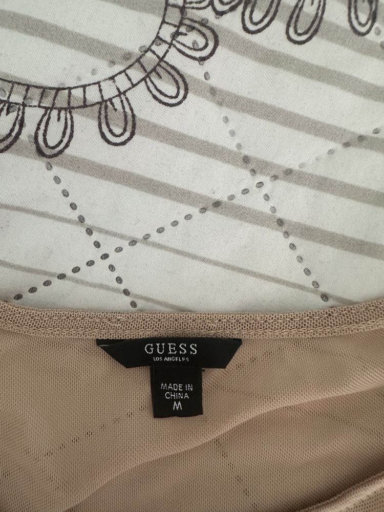 Бежово боди Guess