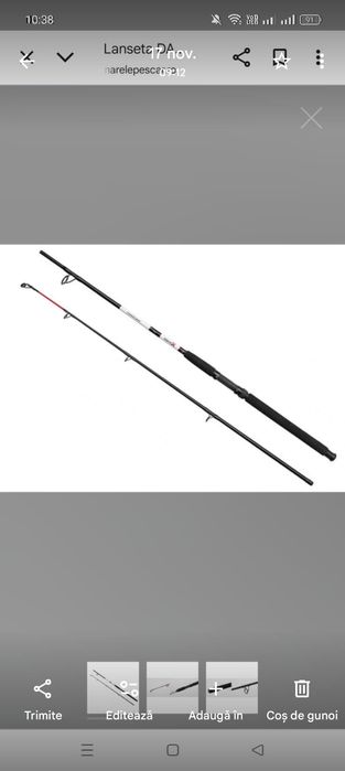 Lansete crap și spining.