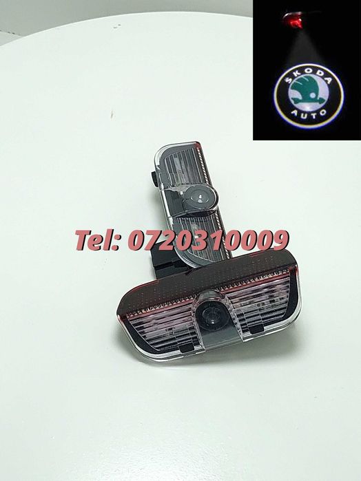 Proiectoare Logo Skoda Superb Portiera  Led Laser emblema sigla H