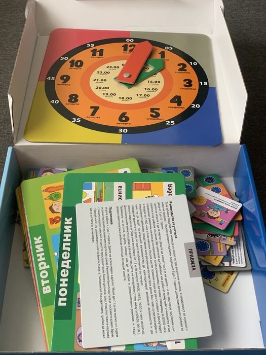 Образователна игра Headu - Колко е часът, на български език