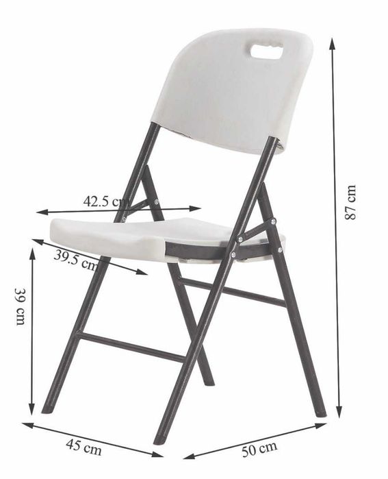 Scaun pliant (scaune pliabile) evenimente catering spectacol (150 kg!)