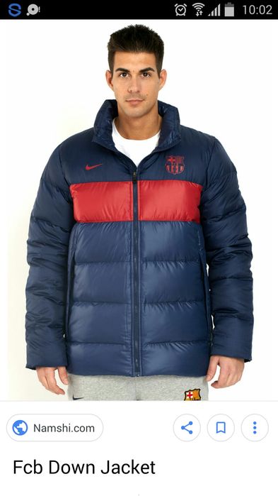 Nike Barcelona 550 Mens Down Jacket Size S/M ОРИГИНАЛ! Мъжко Пухено Як