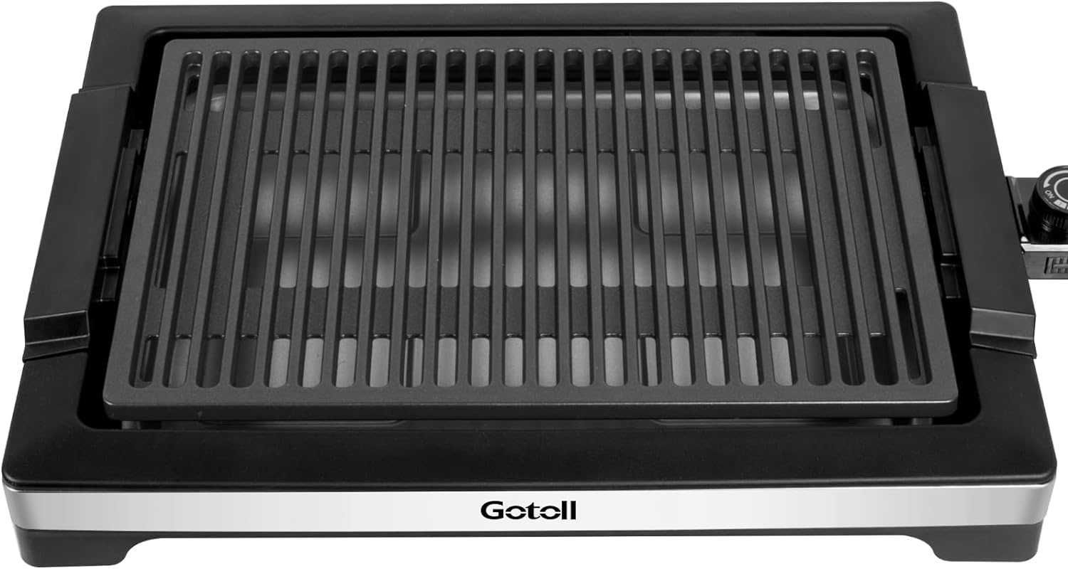 Gratar electric, Gotoll, AN- 125A, 2000 Watts, Termostat reglabil