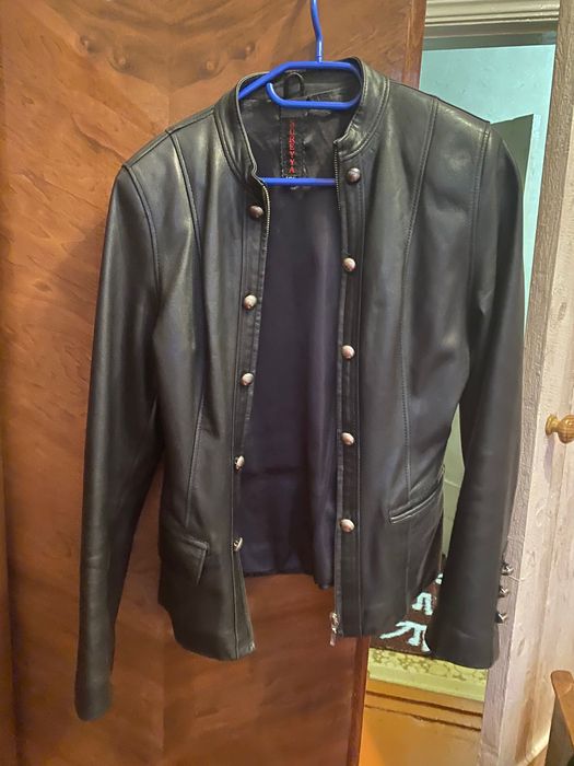 Пиджак женский кожаный