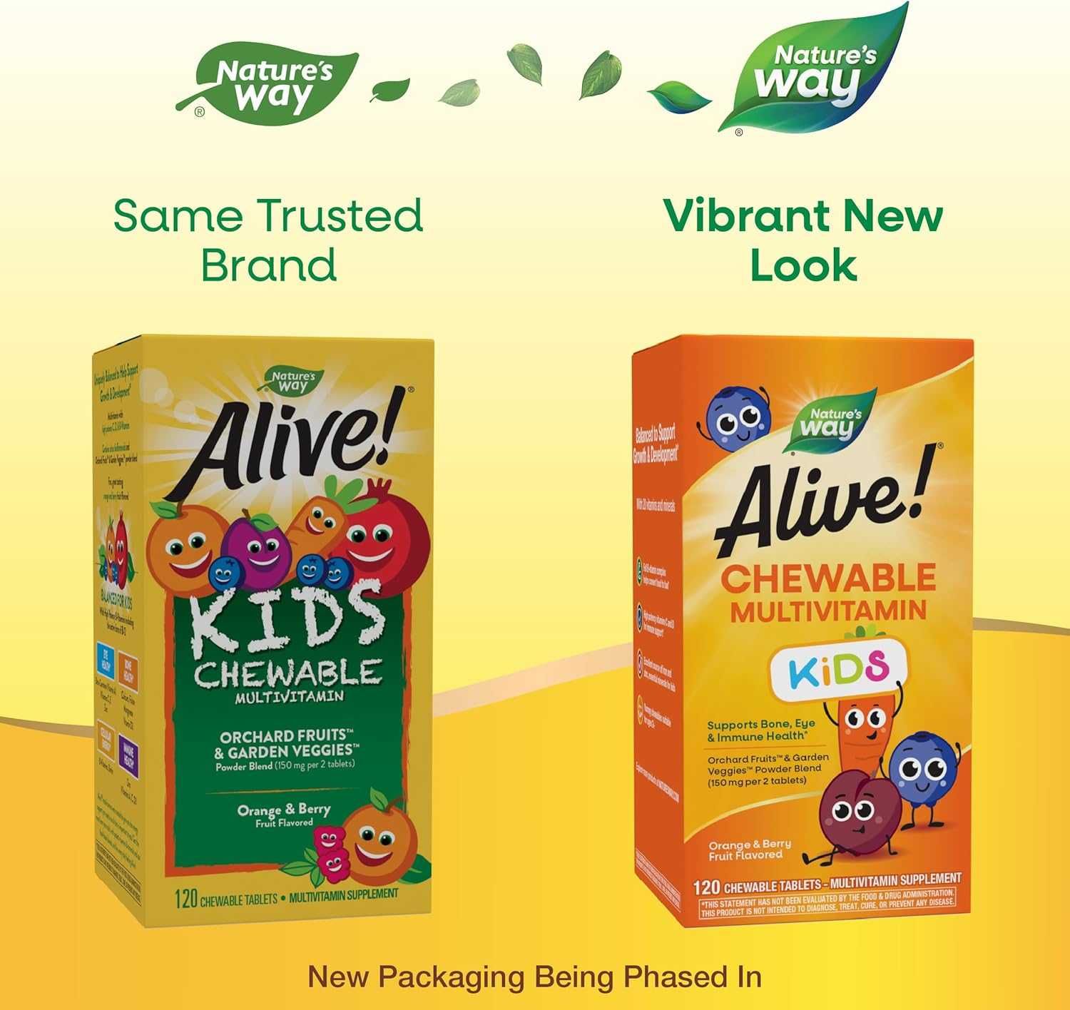 Детские мультивитамины Alive! Kids Chewable 120 таб  США