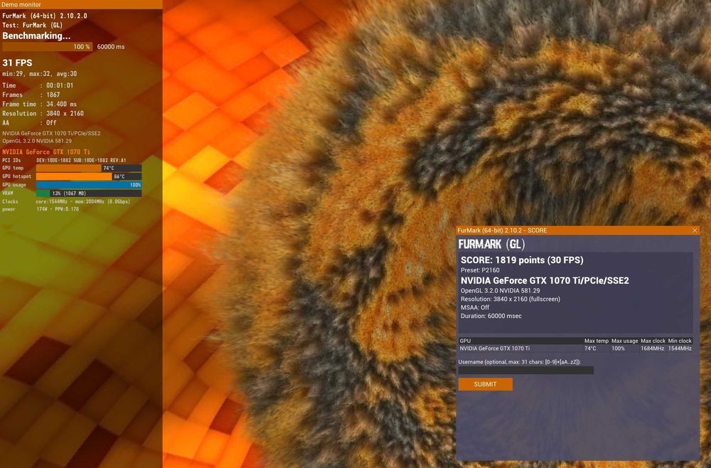 Видео карта GPU Palit GeForce GTX 1070 Ti Dual 8GB GDDR5 DP/DVI/HDMI