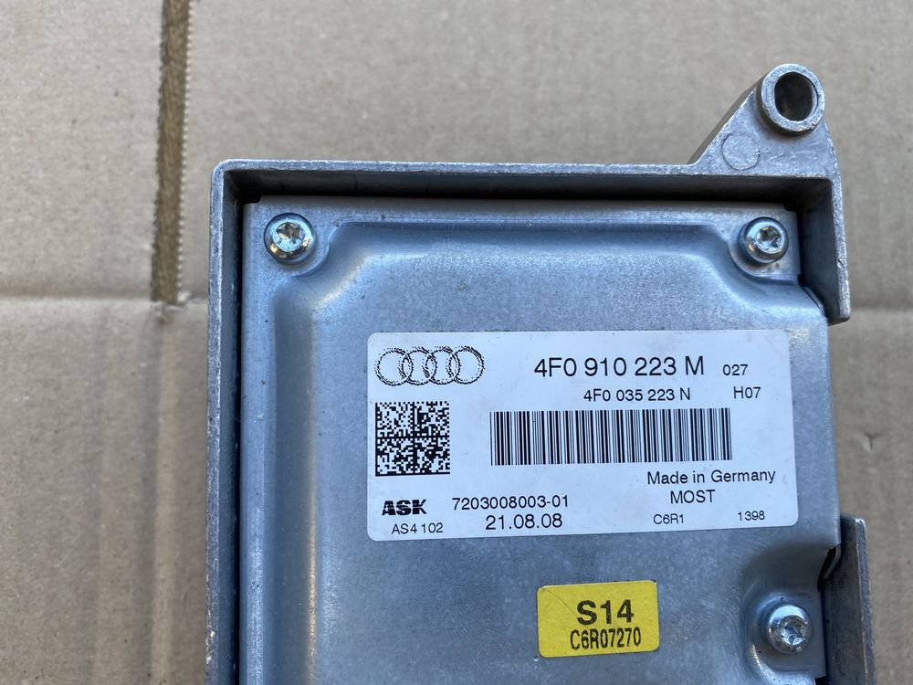 Amplificator audio/ sistem sunet, Audi A6 C6, 2007