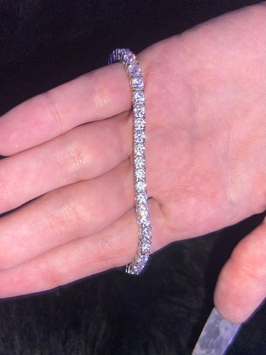 Brățară argint 925 sterling silver cu diamante