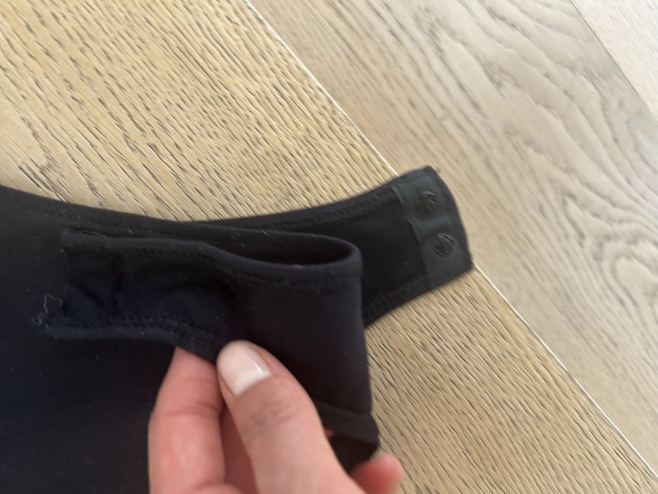 Body zara S negru cu capse