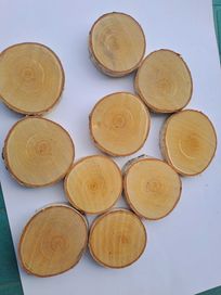 Дървени кръгчета шайби дърво декупаж декорация БИО ЕКО НАТУРАЛ