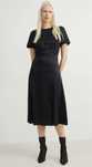 Rochie midi neagra c&a