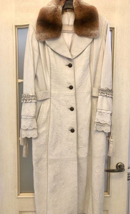 Пальто кожа демисезонное(Турция)