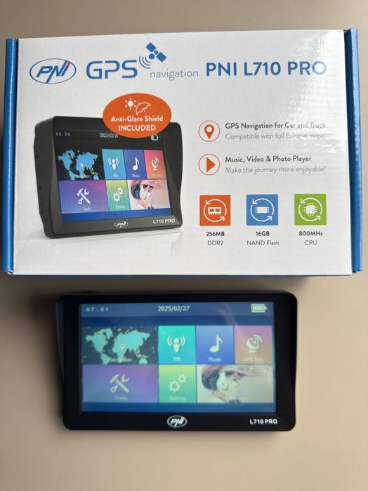 GPS nou PNI L710 Pro Harti 2025 Q2  camion/autocar/autoturism