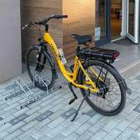 Bicicleta electrica Pegas Comoda Dinamic Galben Stup