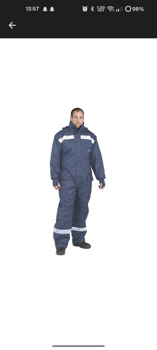 Combinezon ColdStore Bleumarin L