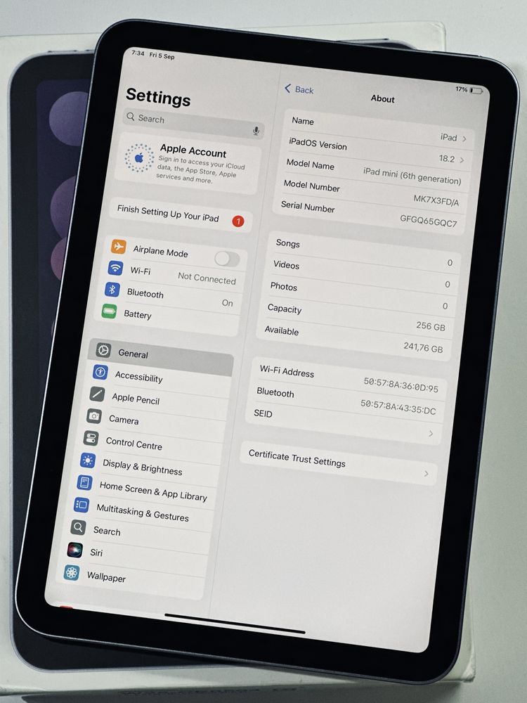 iPad mini 6th Gen 256GB