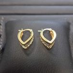 ( B31268.1 / Ag28 Doi Baieti ) Cercei Aur 14K - 3.32 grame / 1162 lei