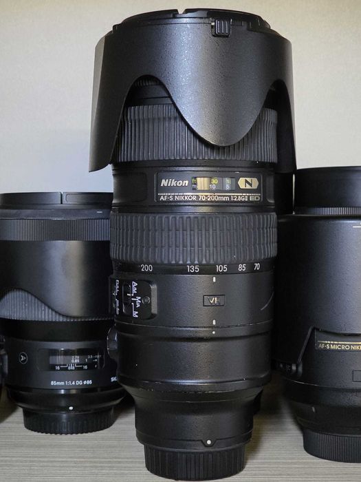 Obiective foto Nikon DSLR 85, 15-30, 70-200, 105, 11-16