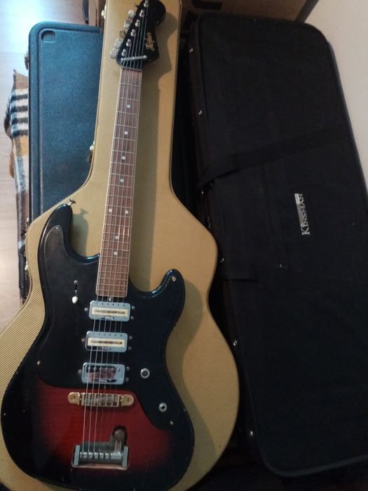 Hofner Strat HSS,1968г Made in Germany, All original.