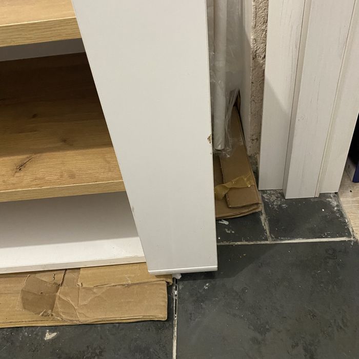 Портманто бял гланц